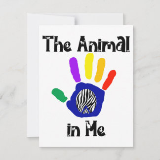 ANIMAL IN ME PARTY INVITE