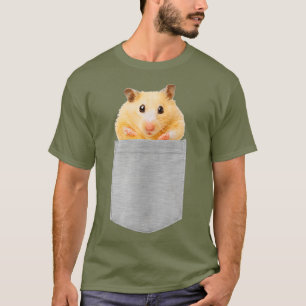 Animal in Your Pocket Hamster Fitted T-Shirt