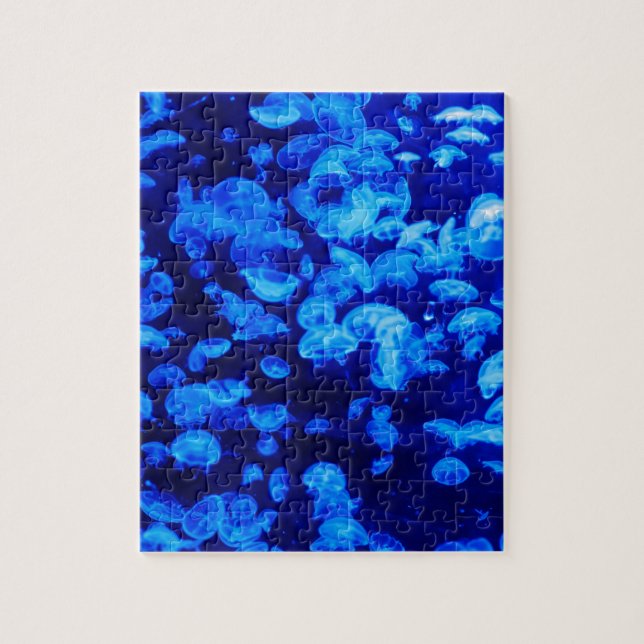 animal Jelly Fish Water Blue Jigsaw Puzzle (Vertical)