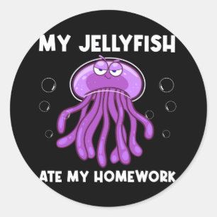 Animal Jellyfish Lover Classic Round Sticker