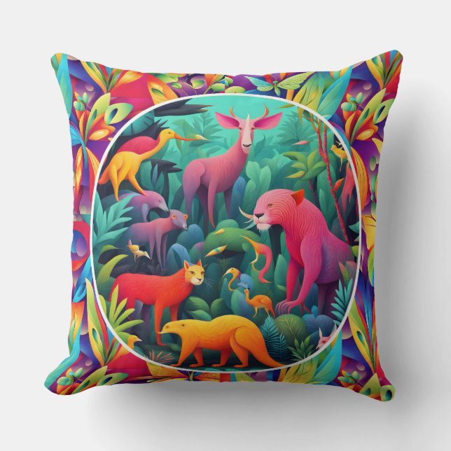 Animal Jungle Cushion (Front)