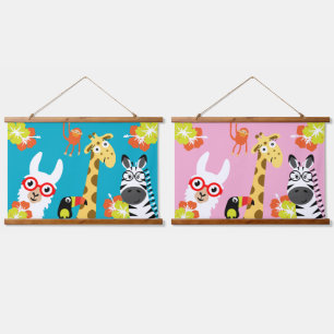 Animal Jungle Safari Home Decor Hanging Tapestry