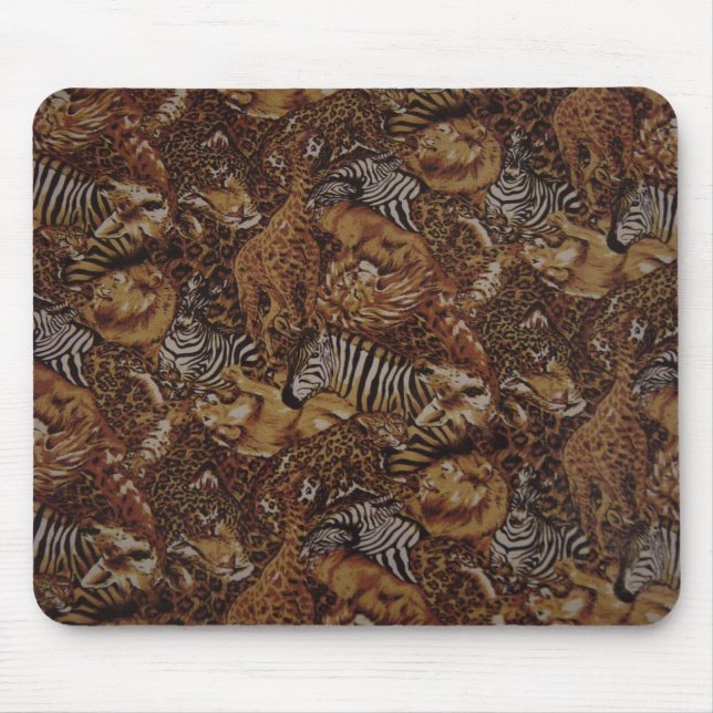 ANIMAL JUNGLE SAFARI MOUSE MAT (Front)