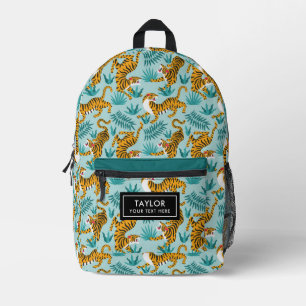 Animal Jungle Tigers Printed Backpack