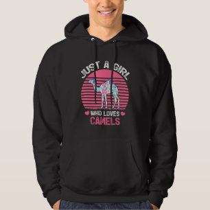 Animal Just A Girl Who Loves Camels Hoodie