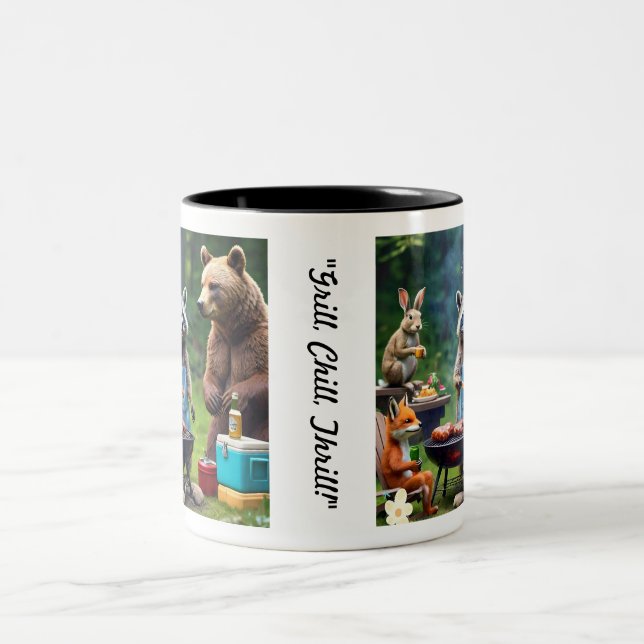 "Animal Kingdom Cookout" Two-Tone Coffee Mug (Center)