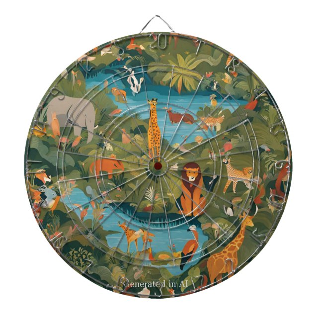Animal kingdom  dartboard (Front)