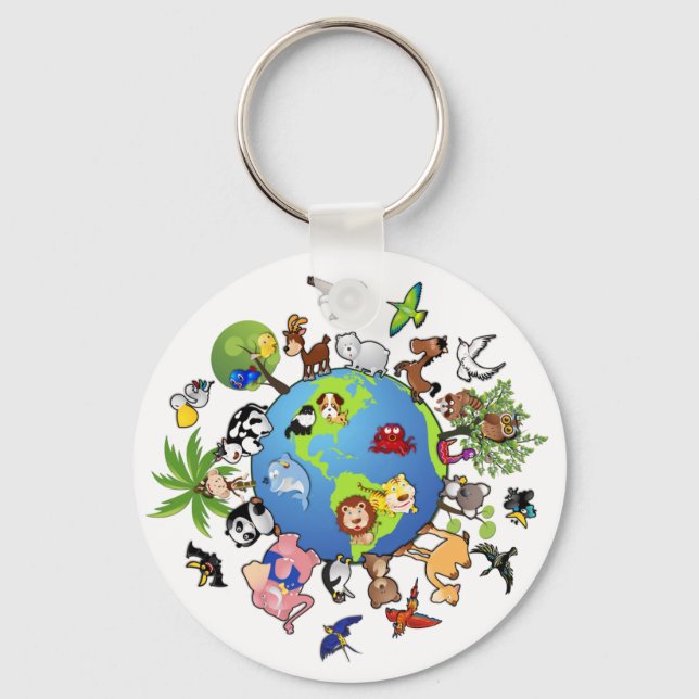 Animal Kingdom Key Ring (Front)