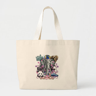 Animal Kingdom Large Tote Bag