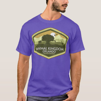 Animal Kingdom Orlando Retro Vintage Distressed Fl T-Shirt