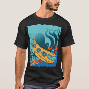 Animal Kraken Submarine children rodeo T-Shirt