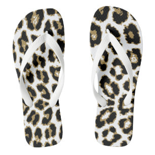 Animal Leopard Cheetah Print Pattern Flip Flops