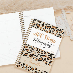 Animal Leopard Print Hot Mess Doing my Best Planner