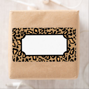 Animal Leopard Print Labels