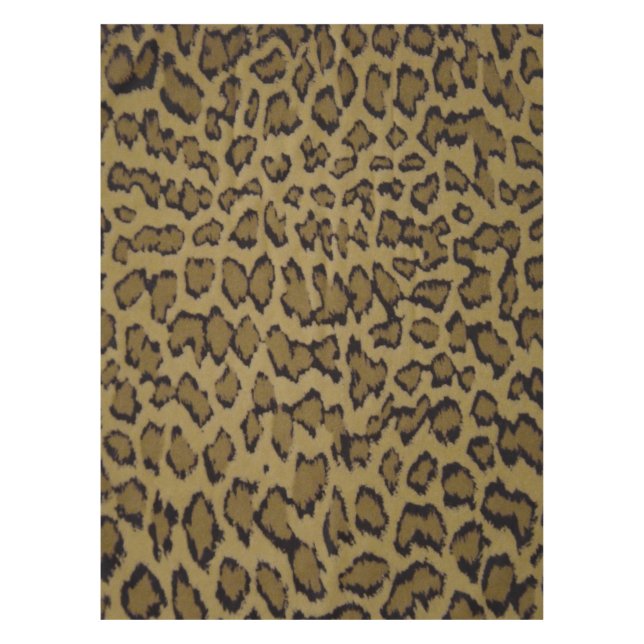 ANIMAL LEOPARD PRINT TABLECLOTH (Front)