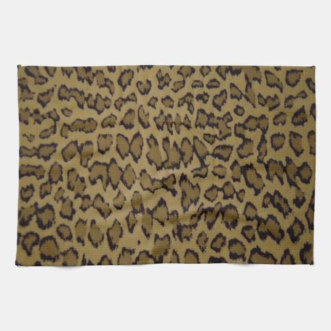 ANIMAL LEOPARD PRINT TEA TOWEL (Horizontal)