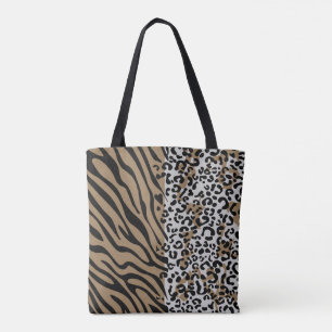 Animal leopard zebra pattern Tote Bag