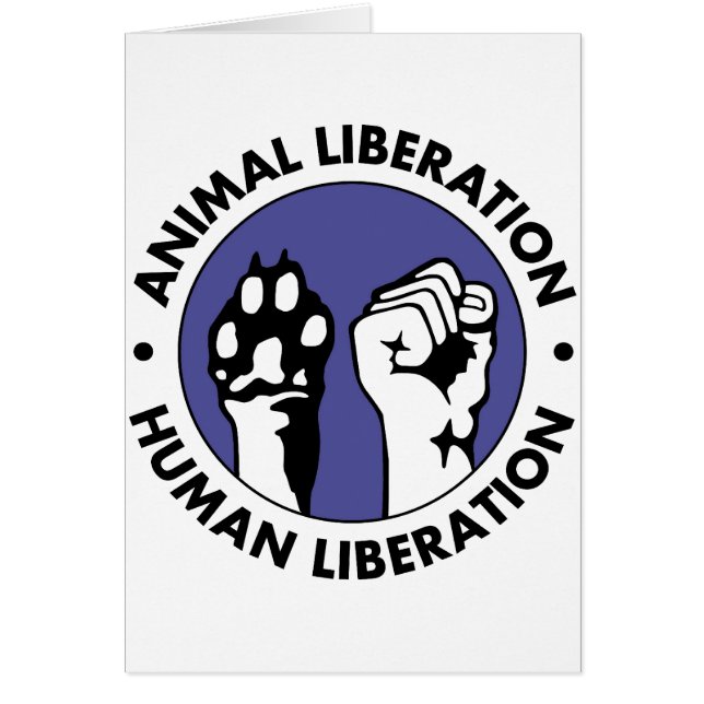 Animal Lib Human Lib Card (Front)