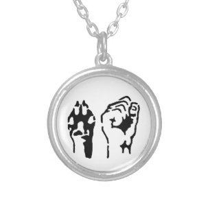 Animal Liberation - Human Liberation Silver Plated Necklace