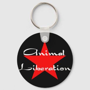 animal liberation key ring