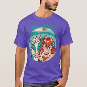 Animal libiration livestock Vegetarians animals no T-Shirt