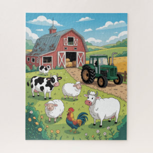 Animal life on the Farm Puzzle