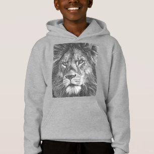  Animal Lion Face Front Print Kids Boys Modern