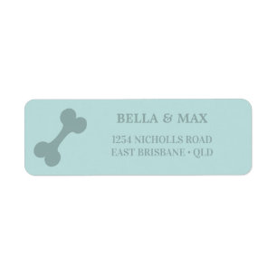 Animal Lover Dog Bone Teal