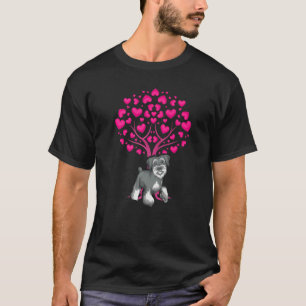 Animal Lover Dog Lover Heart Pet Owner Heart Tree T-Shirt