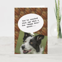 animal lover Happy Hour Getting Old Funny Birthday