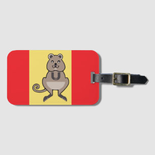 Animal lover - Happy QUOKKA  -Marsupial -Australia Luggage Tag