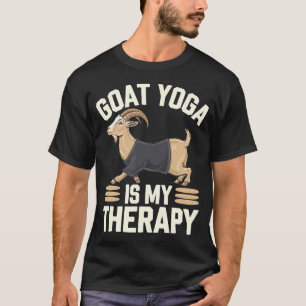 Animal Lover Hatha Yogi Yoga Teacher Funny Goat T-Shirt