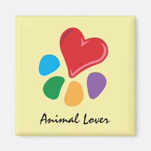 Animal Lover_Heart-Paw Magnet