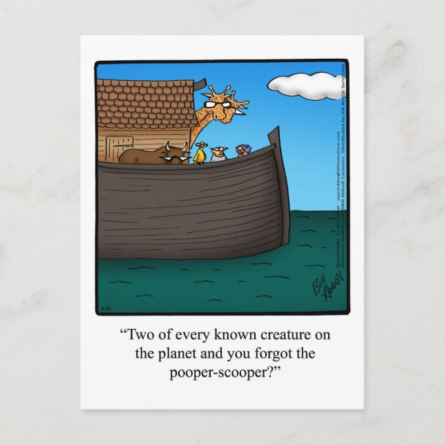 Animal Lover Humour Postcard "Spectickles" (Front)