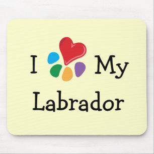 Animal Lover_I Heart My Labrador Mouse Mat