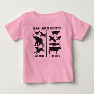 Animal Lover or Hypocrite? Baby T-Shirt