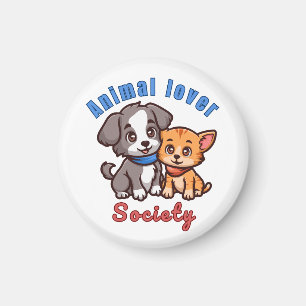Animal lover society for animal lover magnet