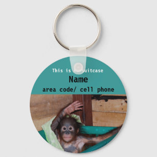 Animal Lover suitcase ID tag Key Ring