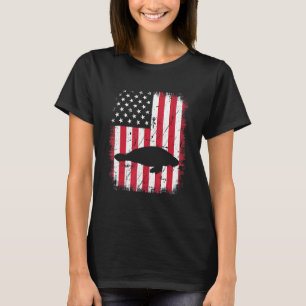 Animal Lover Vintage American Flag 4th Of July Man T-Shirt