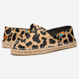 Animal Lovers Faux Leopard Black Print on ORANGE