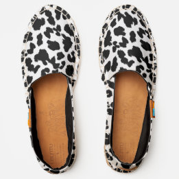 Animal Lovers Faux Leopard Black Print on WHITE