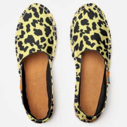 Animal Lovers Faux Leopard Black Print on YELLOW