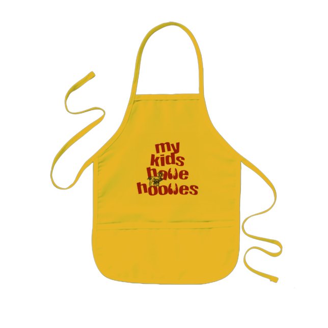 Animal Lovers Funny Goat Kids Apron (Front)
