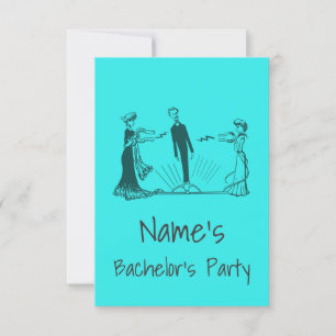 Animal Magnetism - Bachelor Invitations / RSVP