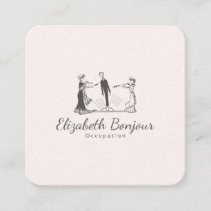 Animal Magnetism PAPER/SIZE/SHAPE OPTIONS - Square Business Card