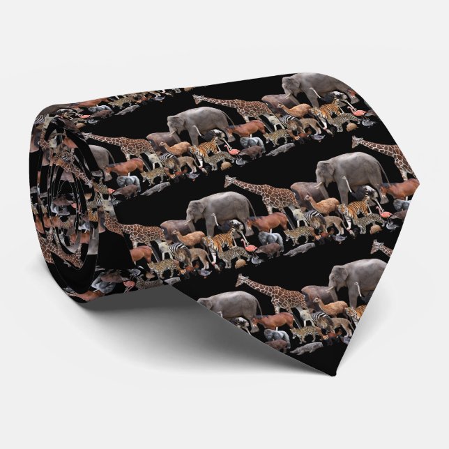animal march tie (Rolled)