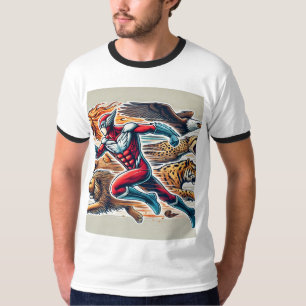 Animal Mimicry Superhero T-Shirt – Unleash the Pow