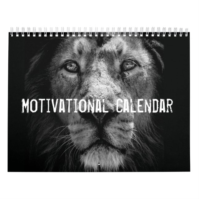 Animal Motivation - Gym Hustle Inspirational Calendar (Cover)
