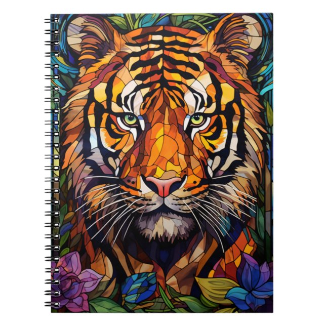 Animal Notebook In Vitral Art (Front)