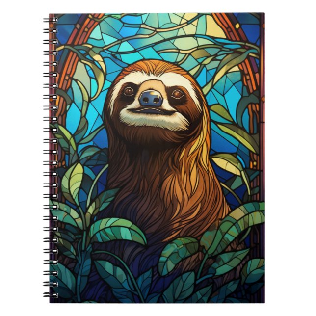 Animal Notebook In Vitral Art (Front)